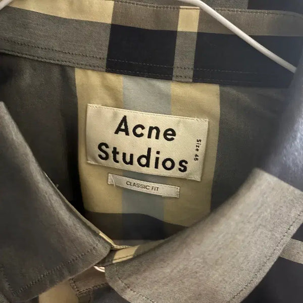 [BUNJANG] Acne Studios Classic Fit Checkered Shirt Size 46 / 아크네 스튜디오 체크 셔츠 클래식핏 사이즈 46