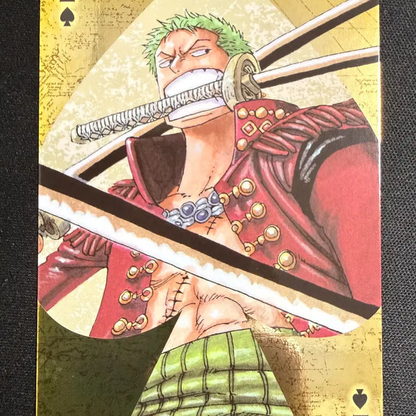 [BUNJANG] One Piece Limited Edition Golden Trump Card Zoro S2 / [등급용/최상급] 2024 원피스 한정 황금 트럼프 카드 [조로 스2]