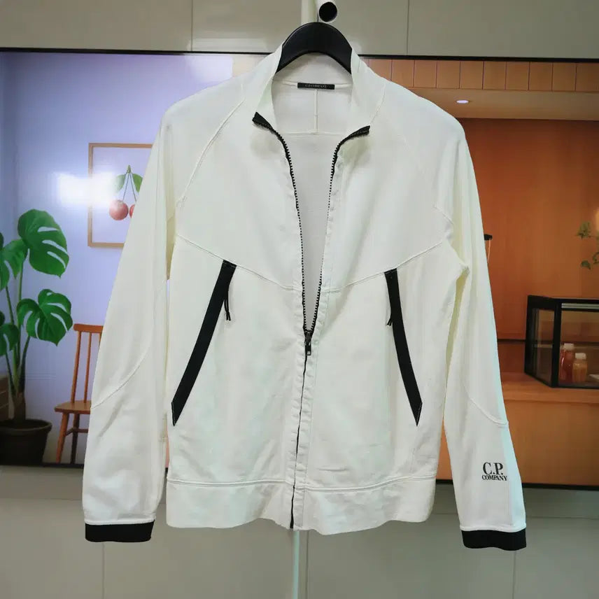 [BUNJANG] C.P. Company Cotton Sweatshirt Zip-Up White / 깔끔하게 입기 좋은 C.P. COMPANY 집업 하나