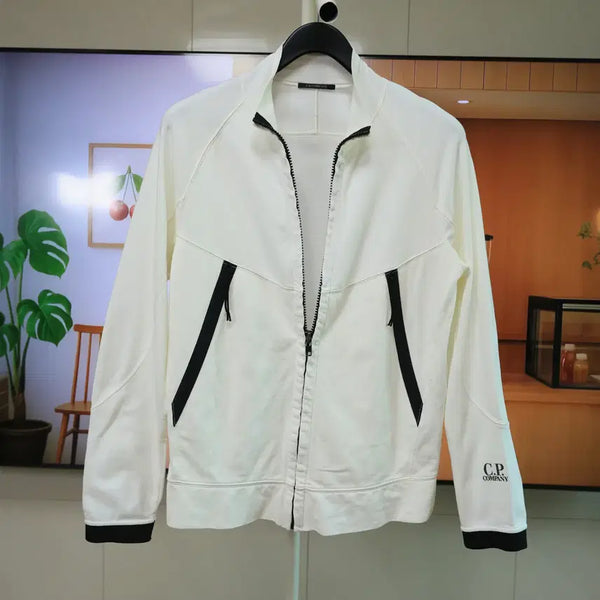 [BUNJANG] C.P. Company Cotton Sweatshirt Zip-Up White / 깔끔하게 입기 좋은 C.P. COMPANY 집업 하나