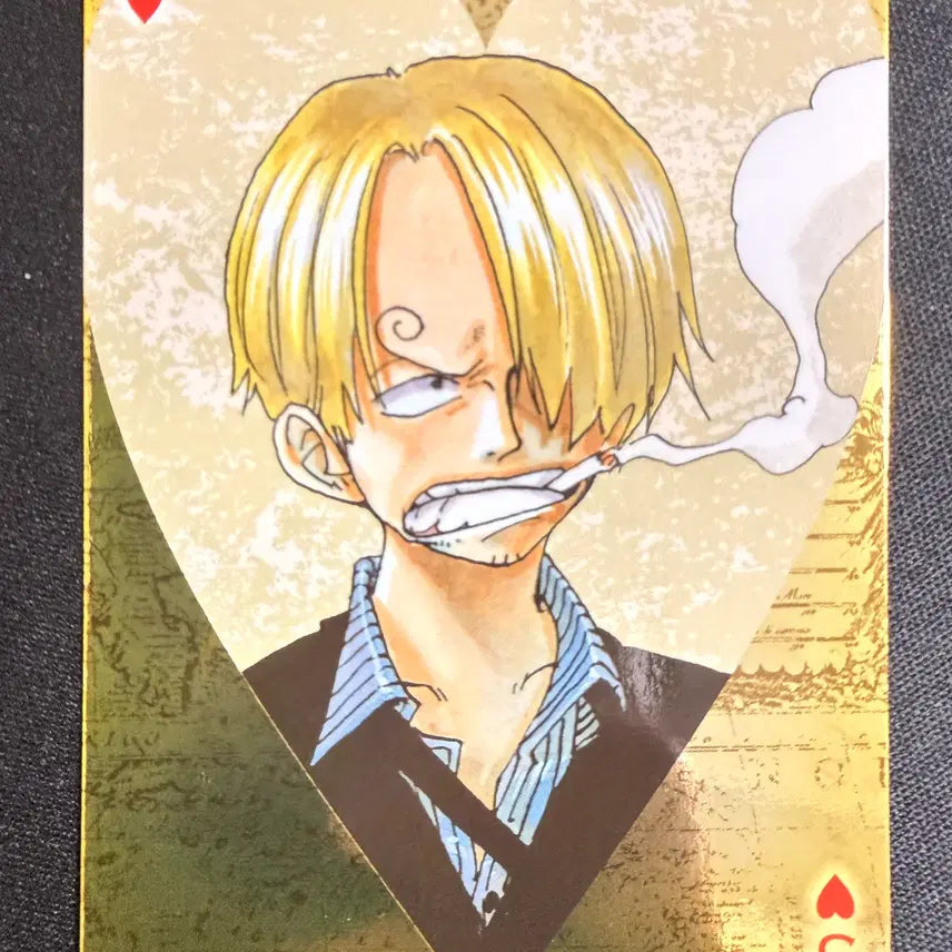 [BUNJANG] One Piece Limited Edition Golden Trump Card Sanji / [등급용/최상급] 2024 원피스 한정 황금 트럼프 카드 [상디 하5]