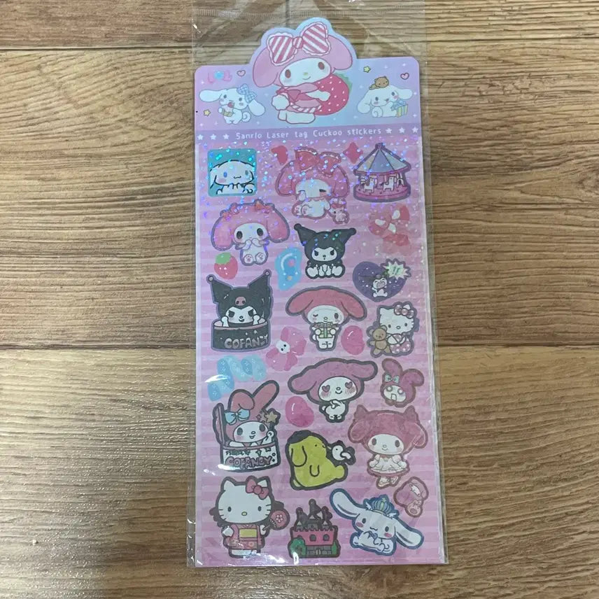 [BUNJANG] Sanrio Characters Hologram Sticker / 산리오 캐릭터 홀로그램 스티커 새상품(미사용)