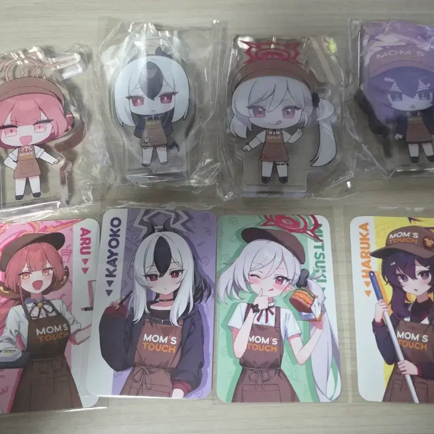 [BUNJANG] Blue Archive Arue Kayoko Acrylic Corotto Photocard Set / 블루 아카이브 흥신소 아루 카요코 아크릴 코롯토 포토카드 포카 세트