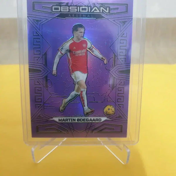 [BUNJANG] Arsenal Martin Ødegaard Obsidian Limited Edition Card (25) / 25장한정 옵시디언 아스날 마틴 외데고르 축구 카드