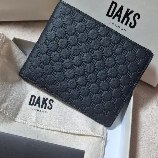 [BUNJANG] Daks Men's Bifold Wallet Natural Cowhide Leather / 남성 닥스 반지갑 (새상품)