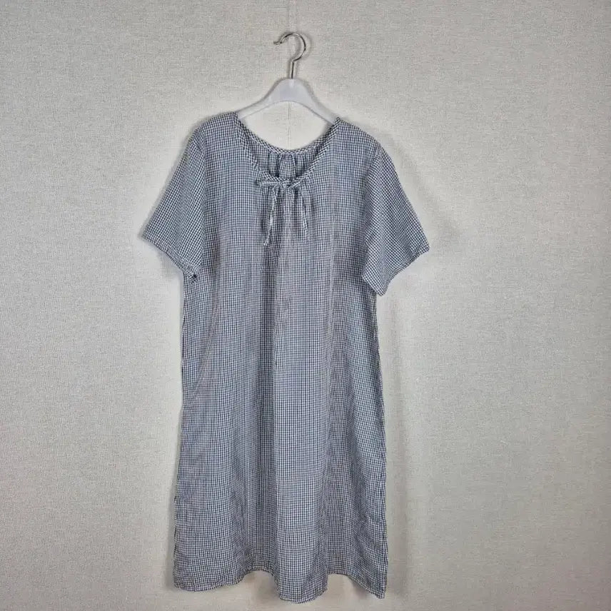 [BUNJANG] Ggijimi Check Pattern Dress / (#66,77추천)지지미 체크 패턴 원피스