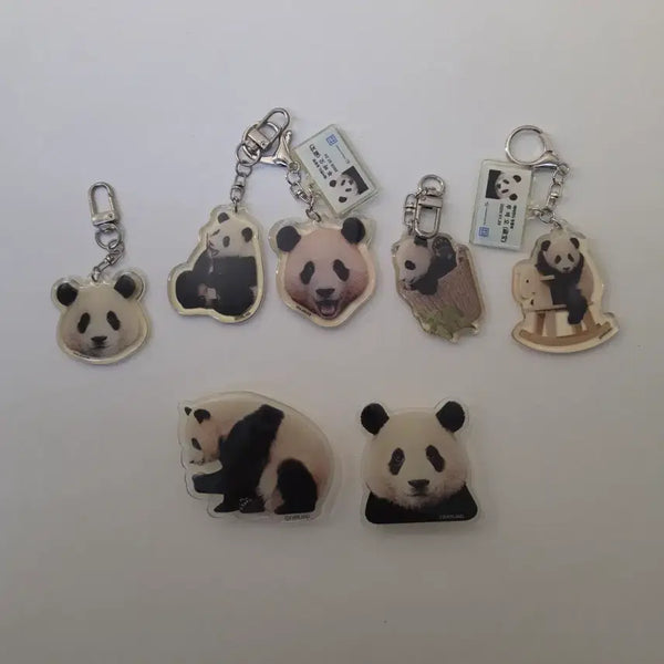[BUNJANG] FuBao Keyring Grip Tok Bundle / 푸바오 키링 그립톡(일괄)