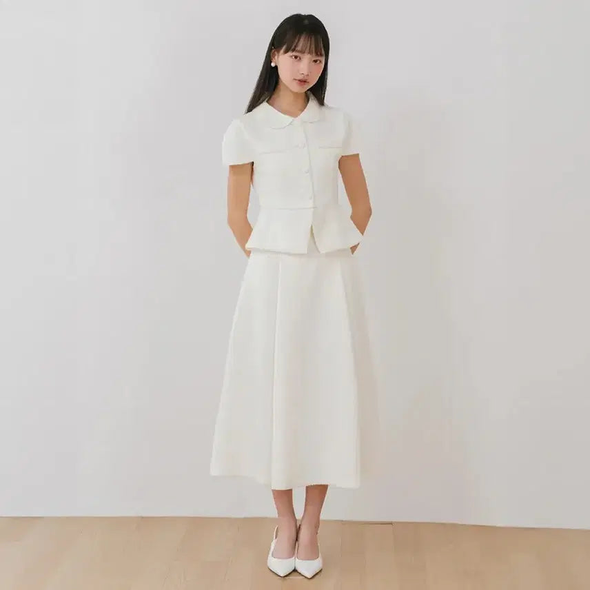 [BUNJANG] GANISONG Haley Two-Piece Set (M) / 가니송 haley 투피스 세트 M 1시간 착용