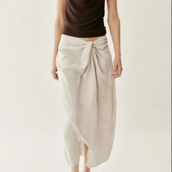 [BUNJANG] Zara Shirring Pareo Midi Skirt / 자라 셔링 파레오 미디스커트