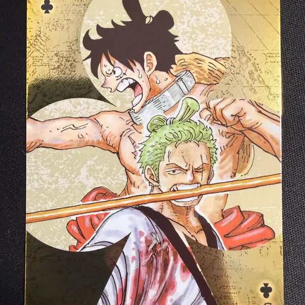 [BUNJANG] One Piece Limited Gold Trump Card Set [Joker] / [등급용/최상급] 2024 원피스 한정 황금 트럼프 카드 [클J]