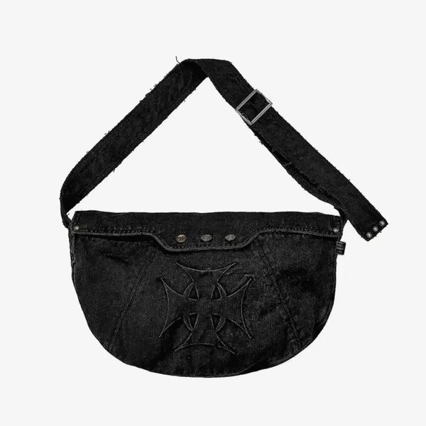 [BUNJANG] Opus 0012 Denim Bag Black / 오퍼스 OPUS 0012 데님 백 블랙