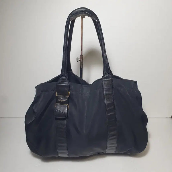 [BUNJANG] Salvatore Ferragamo Black Tote Bag / 정품이고 ㅡ페라가모 ㅡ블랙. 토트백