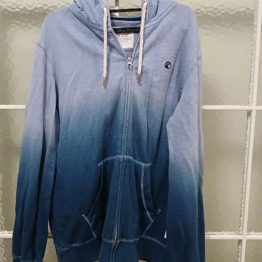 [BUNJANG] EDC Esprit Blue Gradient Hoodie / EDC 에스프리 후드집업 블루 그라데이션