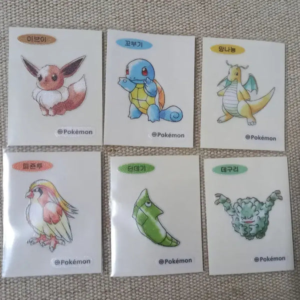 [BUNJANG] Pokemon 30th Anniversary Original Sticker Bundle Set / 포켓몬 30주년 오리지널 띠부씰 일괄