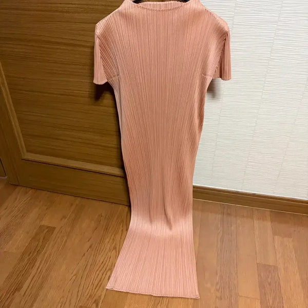 [BUNJANG] Pleats Please Issey Miyake Monthly Colors June Dress - Pink Beige / 플리츠플리즈이세미야케 원피스