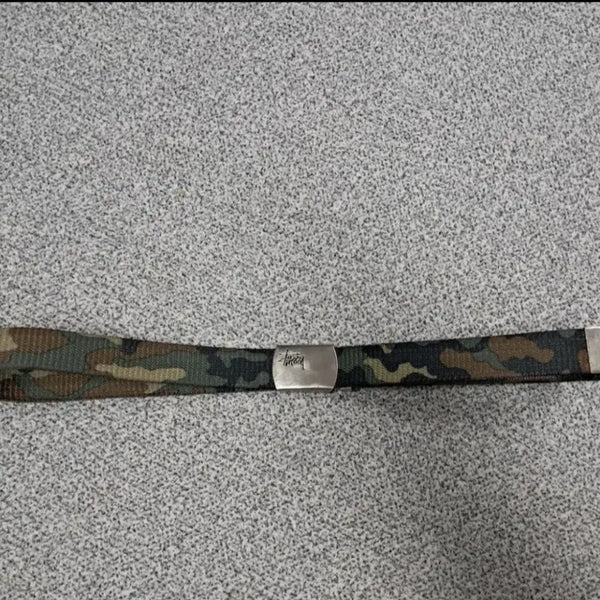 [BUNJANG] Stussy Vintage Camo Belt / 스투시 빈티지 카모 벨트