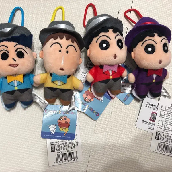 [BUNJANG] Crayon Shin-chan Magician Team Character Keychains (Set of 4) / 짱구는 못말려 /마술사팀/ 철수 맹구 짱구 인형키링 /약 10cm