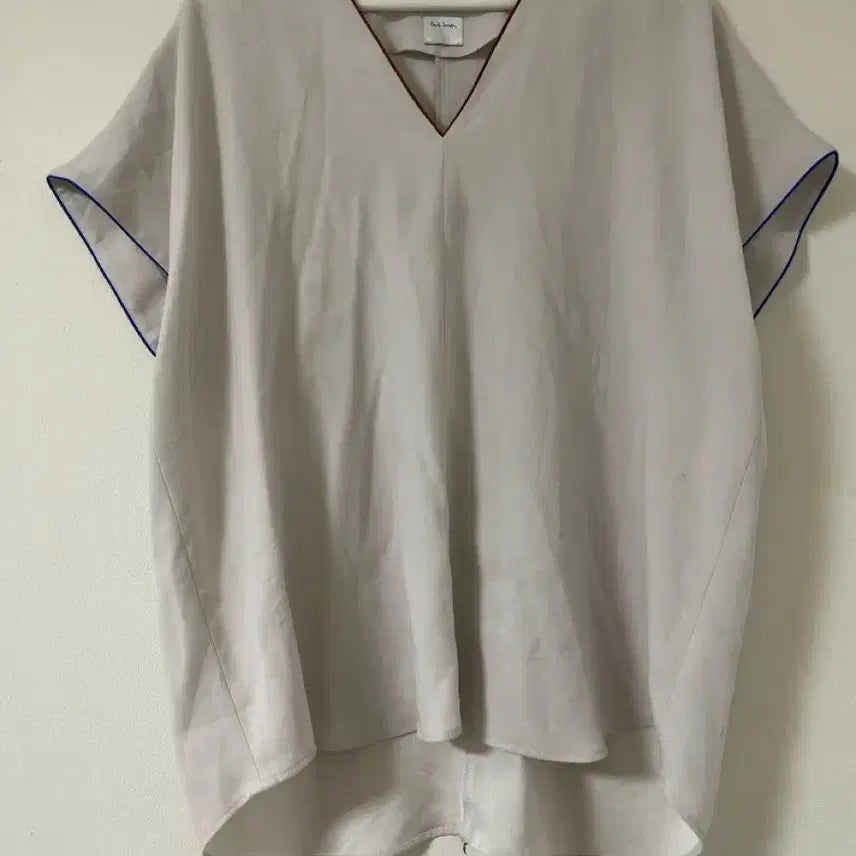 [BUNJANG] Paul Smith Dove Grey Oversized Summer Blouse / 77-88)폴스미스 비둘기색 오버핏 여름블라우스