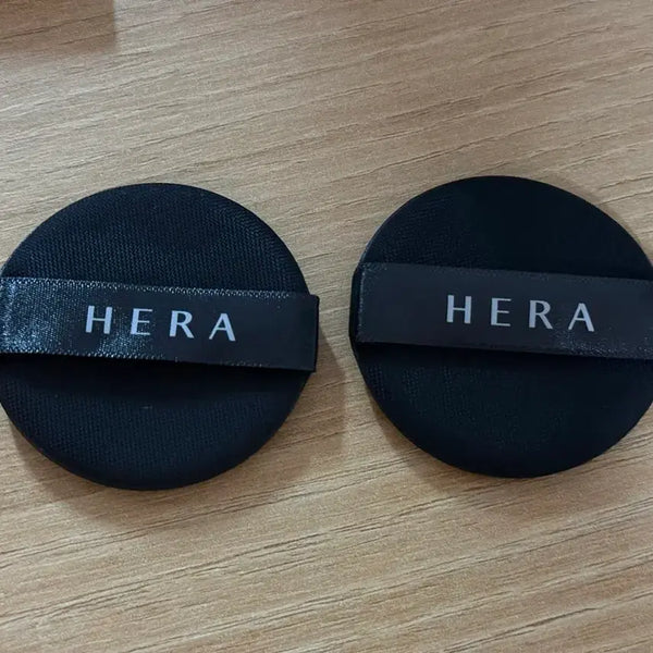 [BUNJANG] Hera Black Cushion Puff (2pcs) / 헤라 블랙쿠션 퍼프 2입