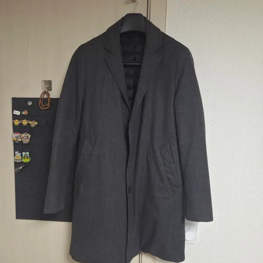 [BUNJANG] TIME HOMME Loro Piana Goose Down Padded Coat / 타임옴므 로로피아나 구스다운 패딩 코트 100
