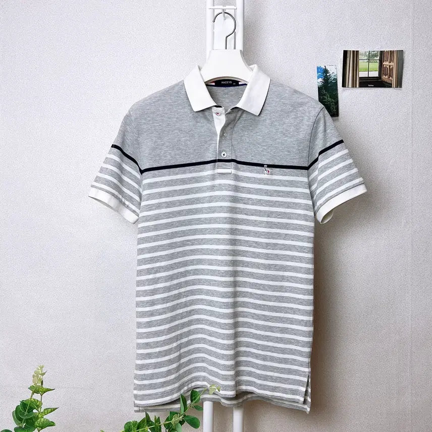 [BUNJANG] Hazzys Men's Short Sleeve Polo Shirt / 헤지스 남성 반팔 카라티