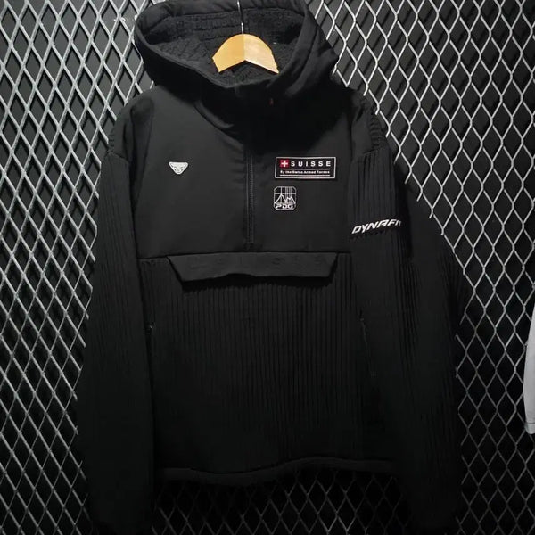 [BUNJANG] Dynafit Swiss Half-Zip Hoodie L / 다이나핏 스위스 하프집업 후드티 L