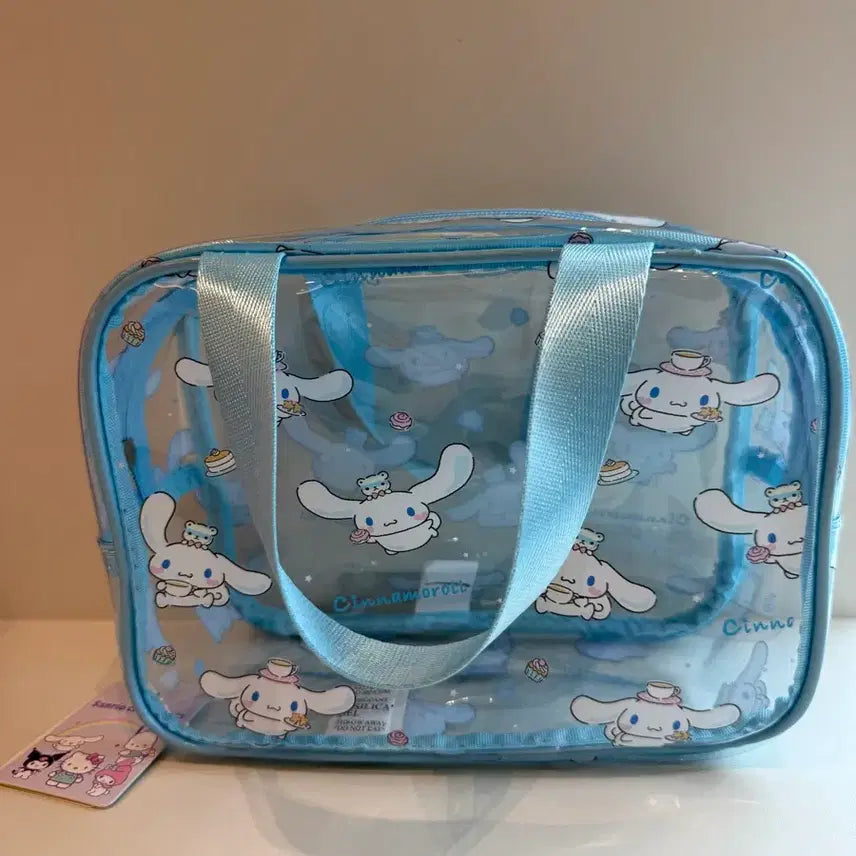 [BUNJANG] Sanrio Cinnamoroll Clear Beach Bag / [새상품] 산리오 시나모롤 투명 비치백
