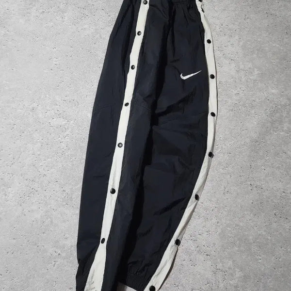 [BUNJANG] Nike Side Snap Track Pants Jogger Windbreaker / 나이키 사이드스냅 트랙팬츠 바람막이 조거 바지