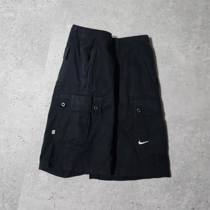 [BUNJANG] Nike 00s Black Cargo Pants / 나이키 00s 블랙 카고 팬츠 바지