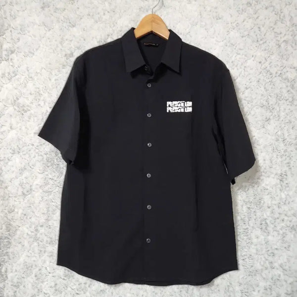 [BUNJANG] Pendulum Men's Short Sleeve Oversized Shirt / 685B [M] Pendulum 남성 반팔 오버핏 남방