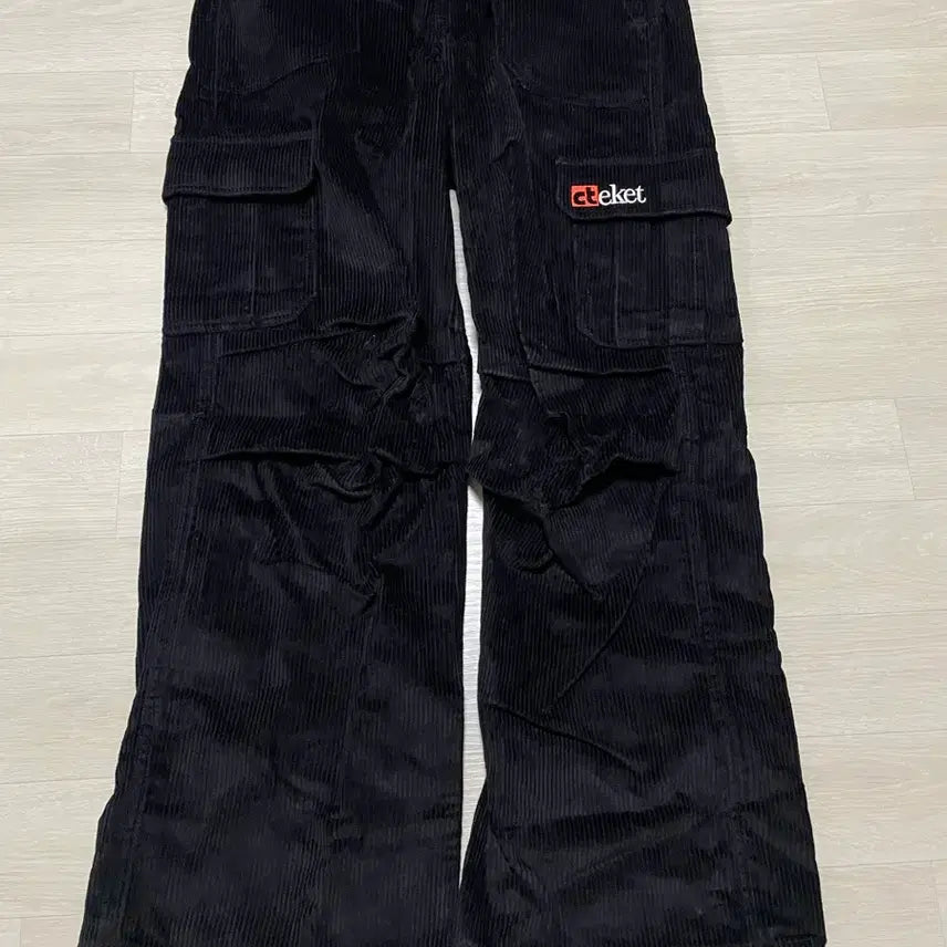 [BUNJANG] MUSINSA Corduroy Pants Black / [M] 테켓 코듀로이 팬츠 블랙 새상품