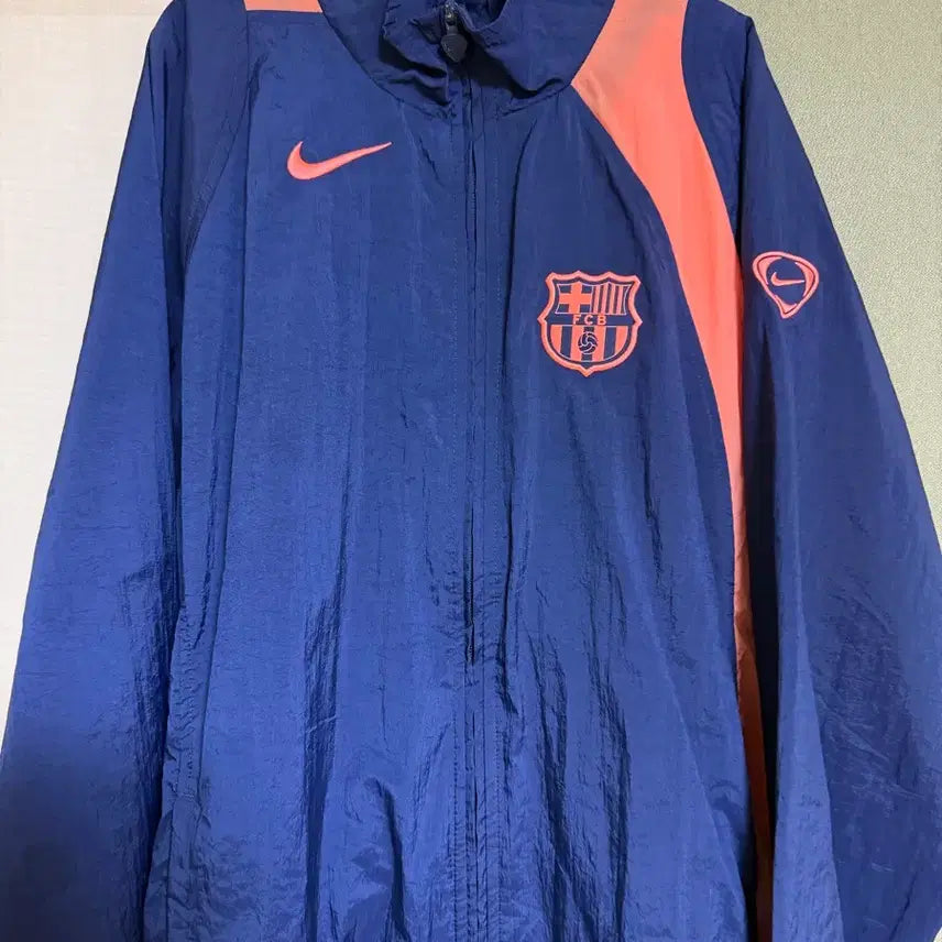 [BUNJANG] Nike FC Barcelona Total 90 Windbreaker Setup L/XL / 나이키 FC 바르셀로나 토탈90 바람막이 셋업