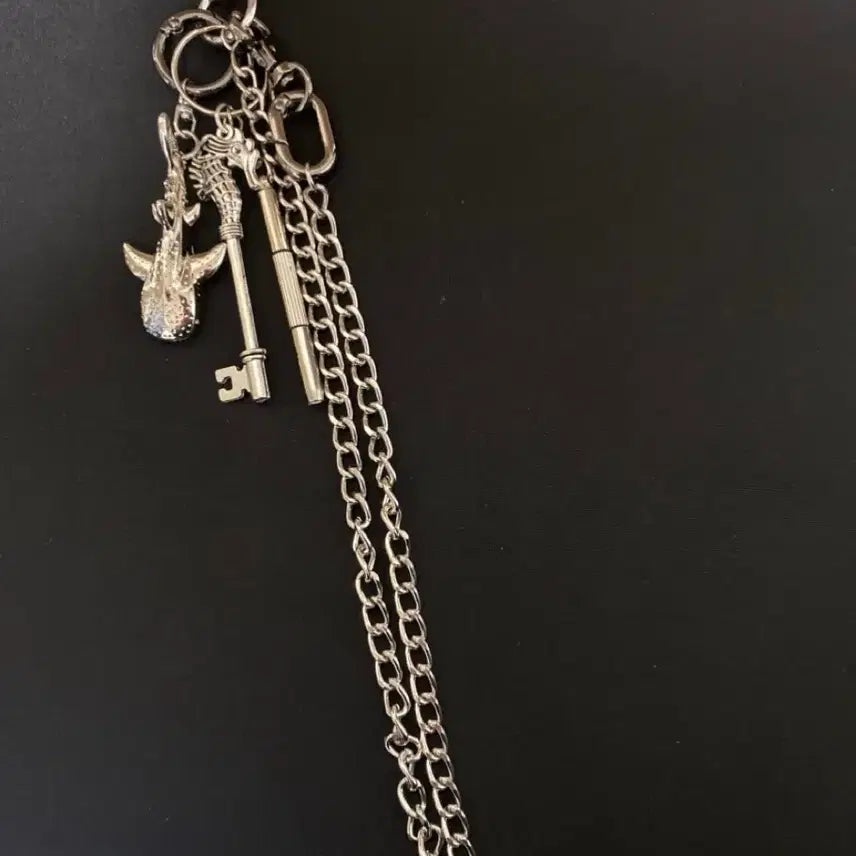 [BUNJANG] Whale Shark Mini Chain Keychain / 미니 체인 고래 상어 키링