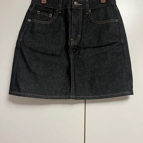 [BUNJANG] Raw Denim Mini Skirt / 생지 데님미니스커트