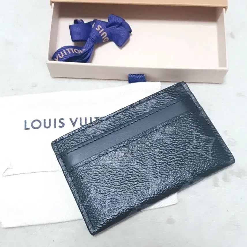 [BUNJANG] Louis Vuitton Monogram Eclipse Double Holder Card Holder / 루이비통  카드지갑 정품 더블 홀더 모노그램 이클립스 재품 판매해요