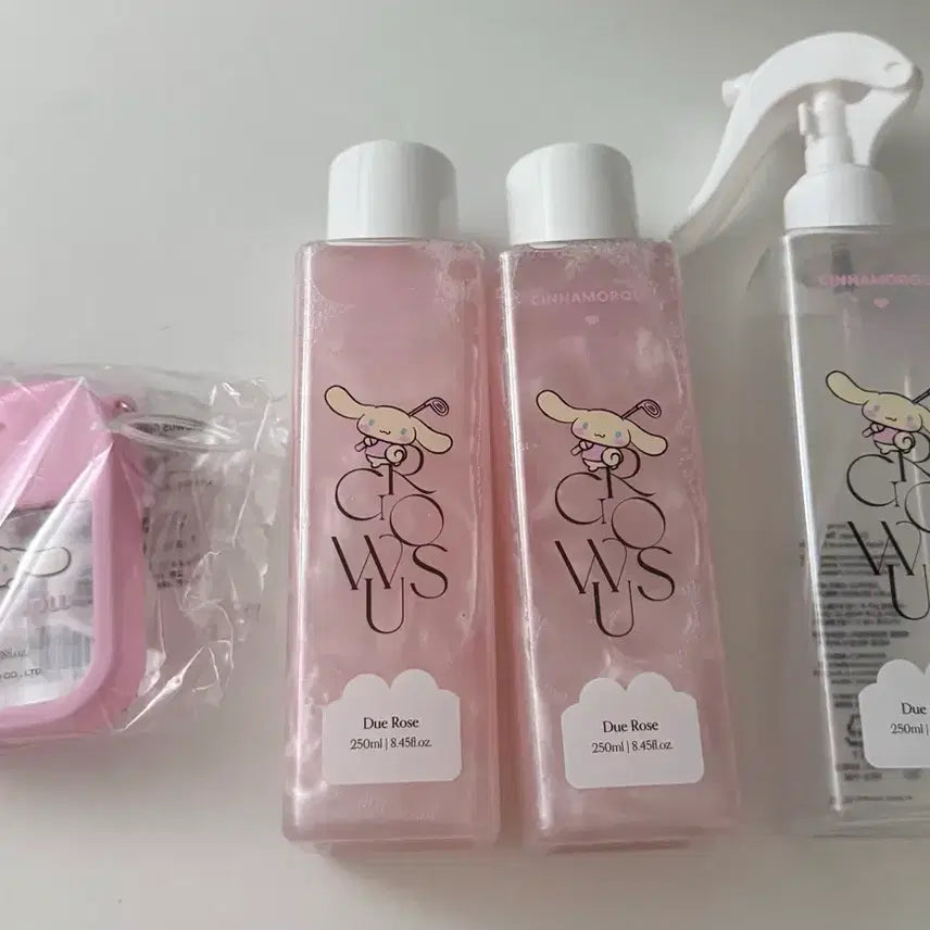 [BUNJANG] Grow Us No Wash Treatment Rose 250ml with Cinnamoroll Limited Edition / 그로우어스 노워시 트리트먼트 로즈 250ml 산리오 태닝 시나모롤