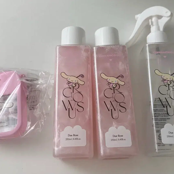 [BUNJANG] Grow Us No Wash Treatment Rose 250ml with Cinnamoroll Limited Edition / 그로우어스 노워시 트리트먼트 로즈 250ml 산리오 태닝 시나모롤
