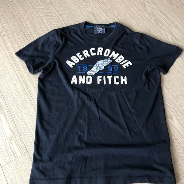 [BUNJANG] Abercrombie & Fitch Short Sleeve T-Shirt Navy M / 아베크롬비 반팔