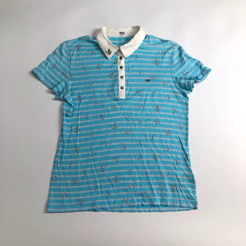 [BUNJANG] Fila Short Sleeve Polo Shirt / 휠라 반팔 카라티