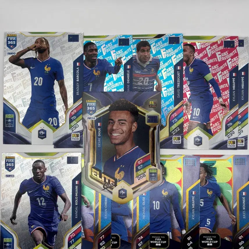 [BUNJANG] France National Team Card Set Panini FIFA 365 Adrenalyn XL 2026 / 프랑스 국가대표 카드 세트
