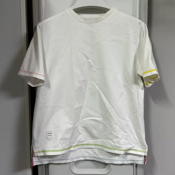 [BUNJANG] Thom Browne Side Slit Short Sleeve T-Shirt (Size 42) / 톰브라운 티셔츠