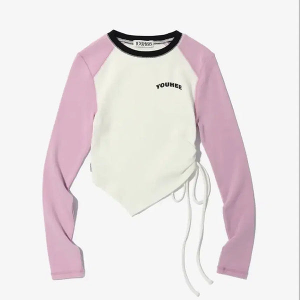 [BUNJANG] Youhee String Unbalanced Long Sleeve (New with Tags) / (택있는 새상품) 유희 언발 스트링 롱슬리브