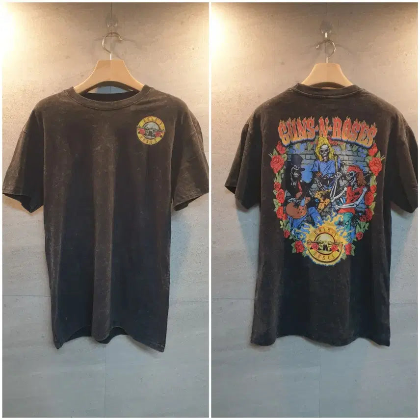 [BUNJANG] Guns N' Roses Official Merchandise Graphic T-Shirt (M) / 건즈앤로지스. 오피셜굿즈. 락 티셔츠.