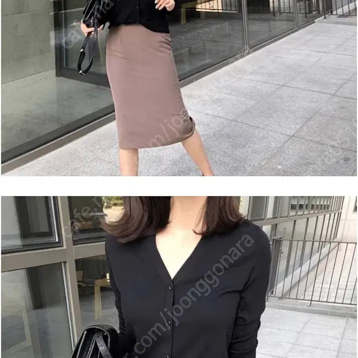 [BUNJANG] Remi Daily Cardigan Black / 르뮈 데일리가디건 블랙