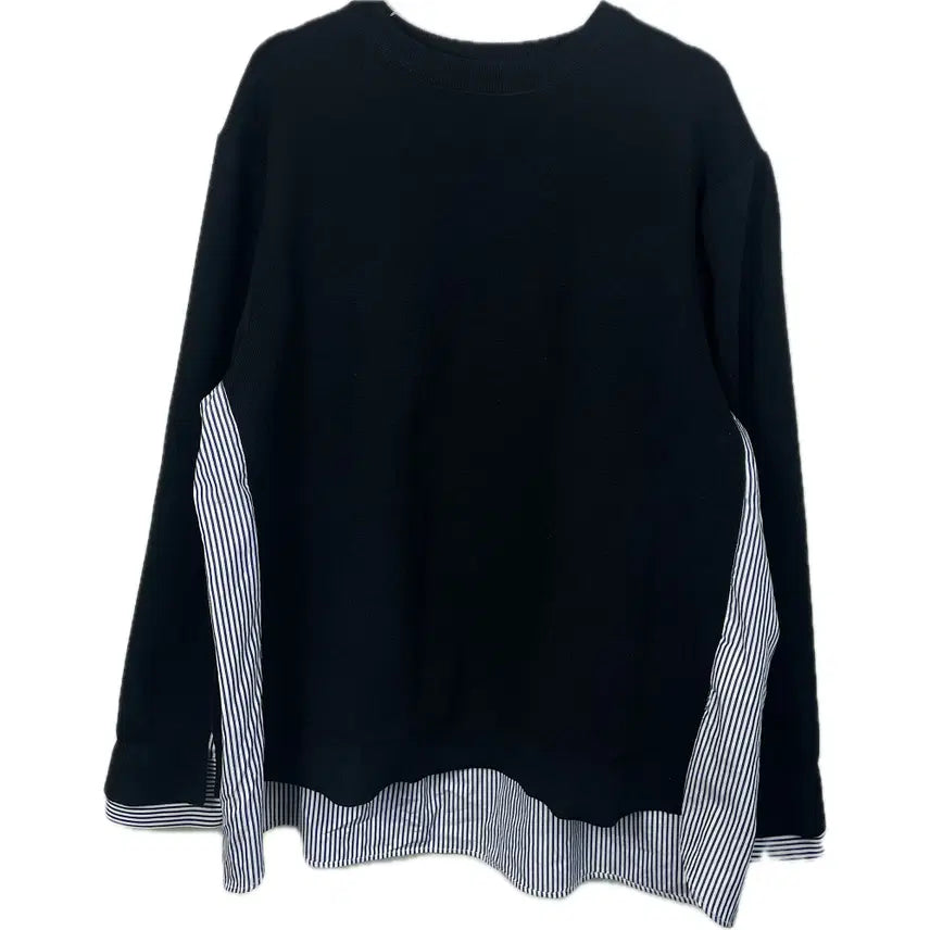 [BUNJANG] Junjj Stripe Layered Knit M / [M] 준지 스트라이프 레이어드 니트