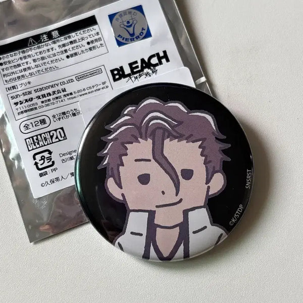 [BUNJANG] Bleach Thousand-Year Blood War Aizen Bean Can Badge / 새상품) 블리치 천년혈전편 아이젠 콩 캔뱃지