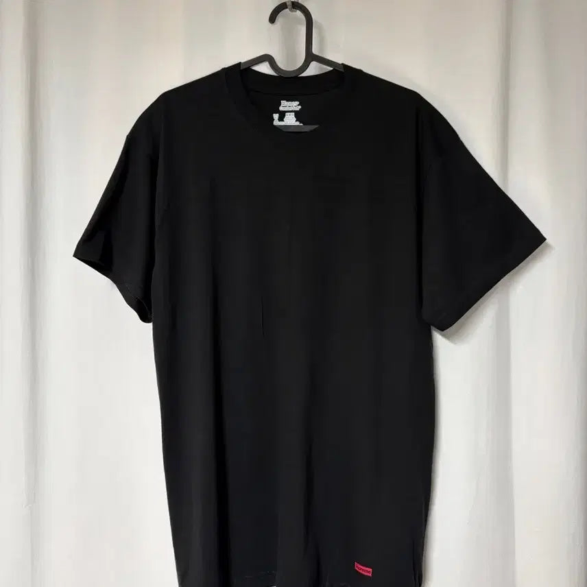 [BUNJANG] Supreme x Hanes Tagless Tee T-Shirt Black Size M / 슈프림 x 헤인즈 태그리스 티셔츠