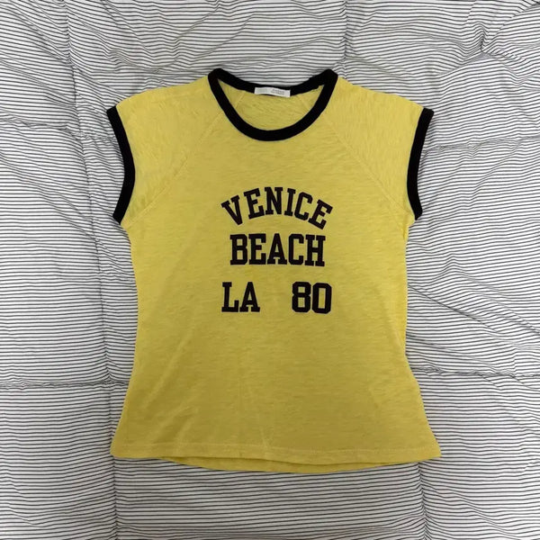 [BUNJANG] ZARA Venice Beach LA80 T-Shirt / 자라 ZARA venice beach LA80 반팔 티셔츠