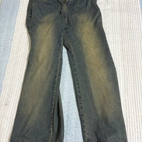 [BUNJANG] Noir Destroyed Flare Denim Pants Vintage Blue Size 50 / [50] 노이어 디스트로이드 플레어 데님 팬츠 빈티지블루