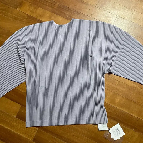 [BUNJANG] Homme Plissé Oversized T-Shirt Lavender / 옴므플리세 오버 티셔츠 라벤더